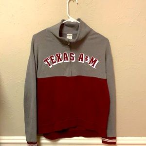 Victoria secrets Texas a&m pullover pink. Is maroon and gray